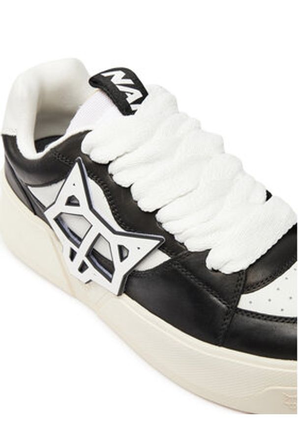 Naked Wolfe Sneakersy Kosa Czarny. Kolor: czarny. Materiał: skóra