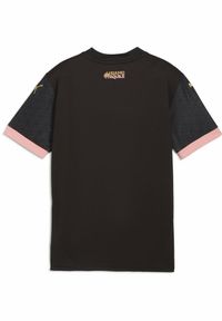 Puma - Młodzieżowa koszulka wyjazdowa Palermo F.C. 24/25 PUMA Black Gold. Kolor: żółty, wielokolorowy, czarny. Materiał: materiał