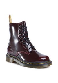 Dr. Martens Glany Vegan 1460 23756600 Bordowy. Kolor: czerwony. Materiał: skóra #3