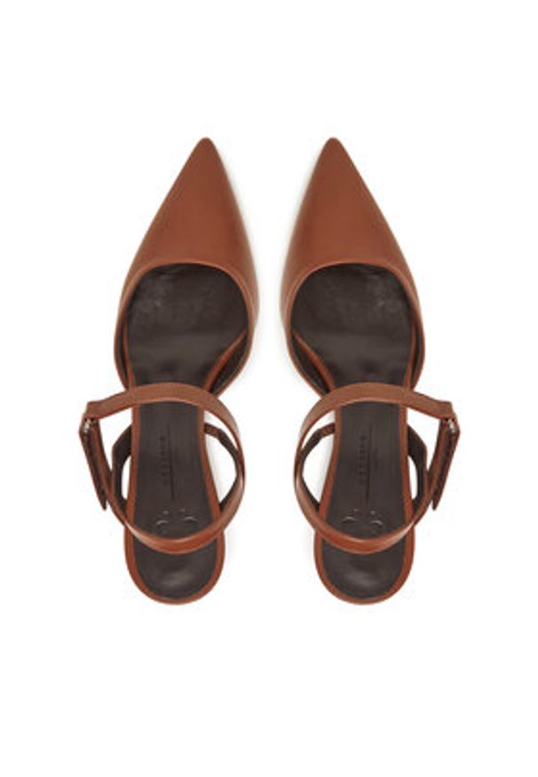 Weekend Max Mara Czółenka 2515521035600 Brązowy. Kolor: brązowy. Materiał: skóra