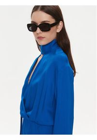 Samsoe & Samsoe - Samsøe Samsøe Sukienka koktajlowa Samailey F23400081 Niebieski Regular Fit. Kolor: niebieski. Materiał: wiskoza. Styl: wizytowy #4