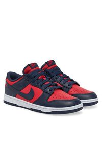 Nike Sneakersy Dunk Low Retro DV0833 601 Czerwony. Kolor: czerwony. Materiał: skóra