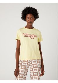 T-Shirt Wrangler. Kolor: żółty #1