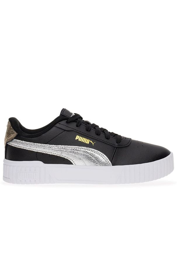 Buty Puma Carina 2.0 39509602 - czarne. Okazja: na co dzień. Kolor: czarny. Materiał: guma, skóra, syntetyk. Szerokość cholewki: normalna