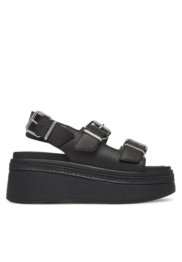 Sandały Tommy Jeans. Kolor: czarny
