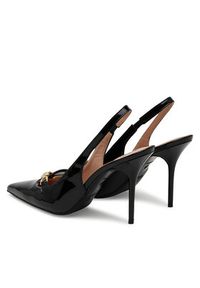 Love Moschino - LOVE MOSCHINO Szpilki JA10079G1MIH0000 Czarny. Kolor: czarny. Materiał: skóra, lakier. Obcas: na szpilce