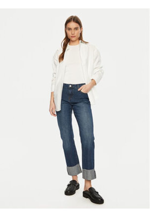 Noisy may - Noisy May Jeansy Sanja 27033147 Granatowy Straight Fit. Kolor: niebieski