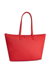 Torebka Lacoste - L Shopping Bag NF1888PO High Risk Red 883. Kolor: czerwony. Materiał: skórzane #1