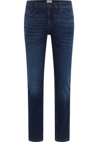 Męskie Spodnie Jeansowe Mustang Style Oregon Slim Denim Blue 1015502 5000 983