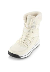 ALPINE PRO - Stylowe Zimowe Buty Damskie Alpine Pro Merata Białe - Wodoodporne 40. Kolor: biały. Materiał: syntetyk, materiał. Sezon: zima. Styl: elegancki