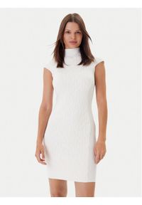 Marciano Guess Sukienka codzienna 4BGK0A 5661Z Beżowy Bodycon Fit. Okazja: na co dzień. Kolor: beżowy. Materiał: syntetyk. Typ sukienki: proste, bodycon. Styl: casual