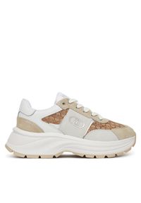 Liu Jo Sneakersy Eva 02 BA5065 PX617 Beżowy. Kolor: beżowy. Materiał: zamsz, skóra