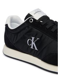 Calvin Klein Jeans Sneakersy Retro Runner Ess Mix Mat YM0YM01361 Czarny. Kolor: czarny. Materiał: materiał #4