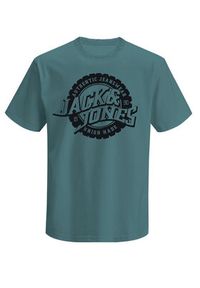 Jack & Jones Komplet 4 t-shirtów Blubaron 12291659 Kolorowy Regular Fit. Materiał: bawełna. Wzór: kolorowy #5
