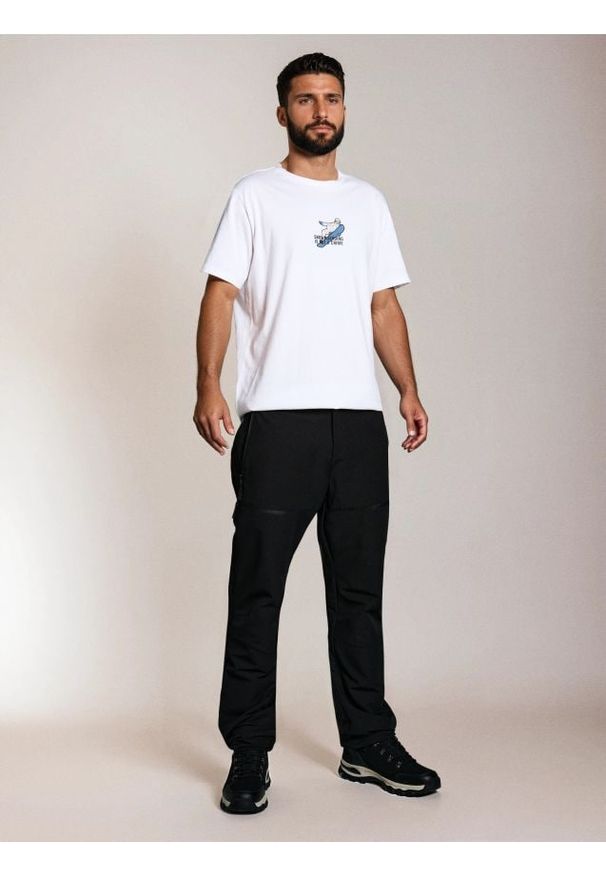 Sinsay - Spodnie ocieplane - czarny. Kolor: czarny