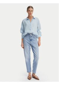 only - ONLY Koszula Zazima 15272523 Błękitny Oversize. Kolor: niebieski #5