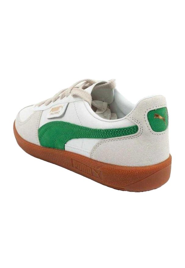 Puma - Damskie Skórzane Buty Sportowe Palermo. Kolor: czarny, wielokolorowy. Materiał: skóra. Styl: sportowy