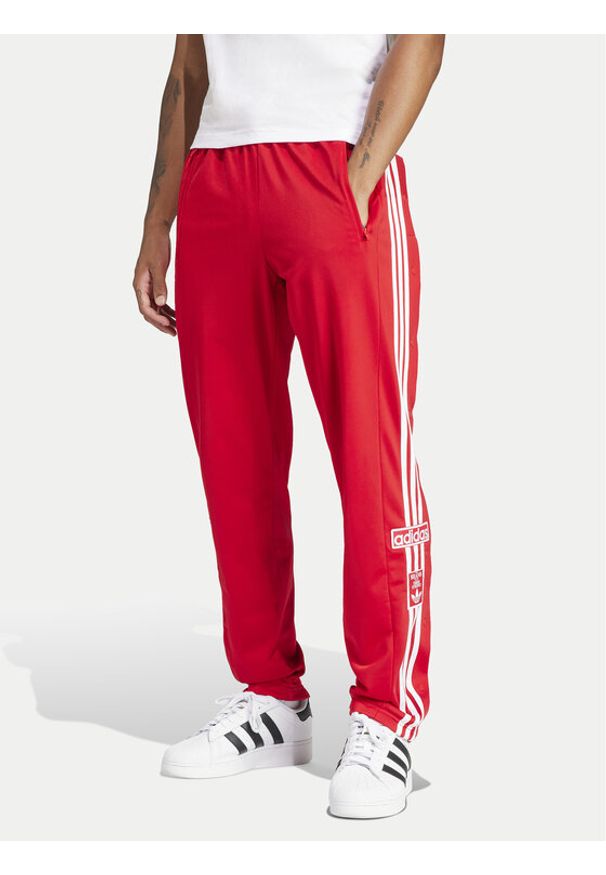 Adidas - adidas Spodnie dresowe adicolor Classics Adibreak IM8221 Czerwony Regular Fit. Kolor: czerwony. Materiał: syntetyk