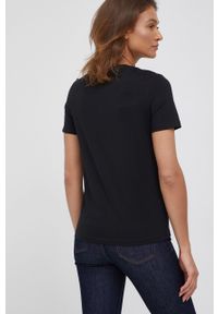 Lacoste t-shirt bawełniany TF8392 kolor czarny TF8392-CPM. Kolor: czarny. Materiał: bawełna. Długość rękawa: krótki rękaw. Długość: krótkie. Wzór: gładki #5