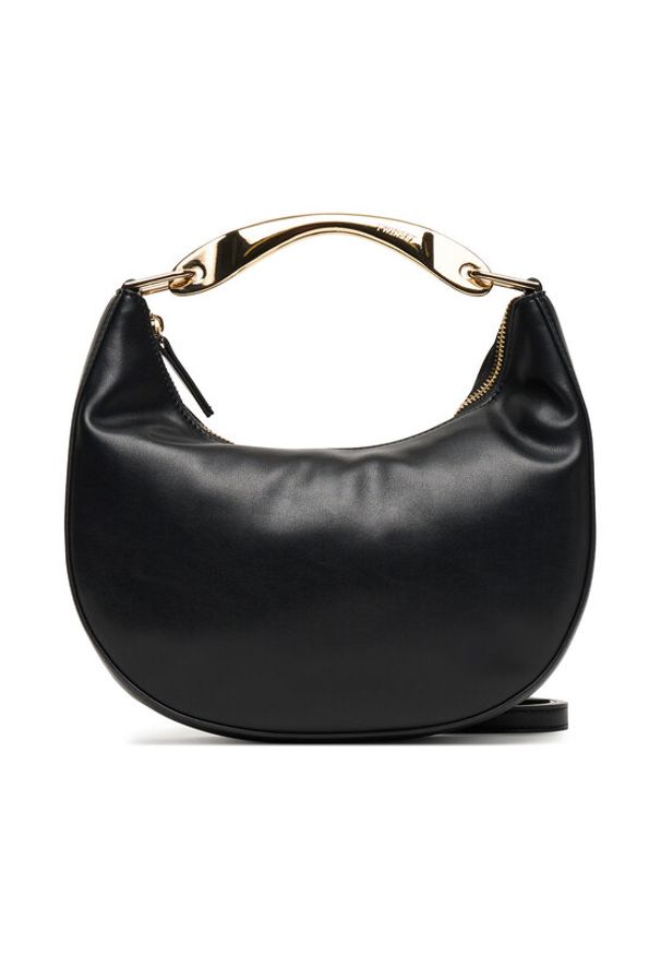 TwinSet - TWINSET Torebka Hobo 252TD8160 Czarny. Kolor: czarny. Materiał: skórzane