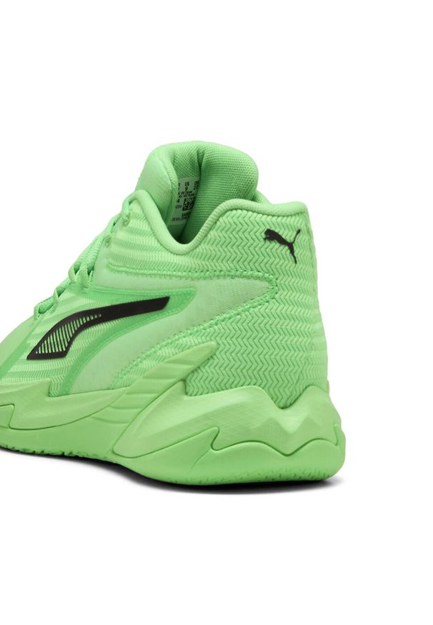 Puma - Buty do koszykówki unisex The Dagger PUMA Elektro Green Black. Kolor: czarny, zielony, wielokolorowy. Materiał: syntetyk, materiał. Sport: koszykówka