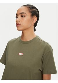 Hunter Sukienka codzienna Carron HARW0055251 Khaki Regular Fit. Okazja: na co dzień. Kolor: brązowy. Materiał: bawełna. Typ sukienki: proste. Styl: casual #5