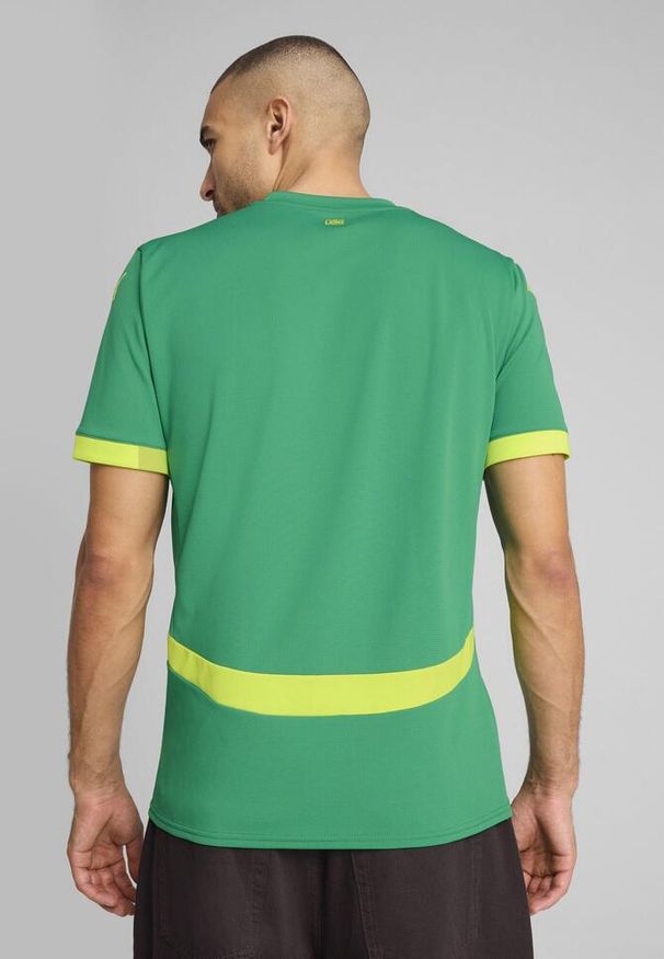 Puma - Męska koszulka wyjazdowa Senegal 2025 PUMA Sport Green Electric Lime. Kolor: zielony. Wzór: aplikacja