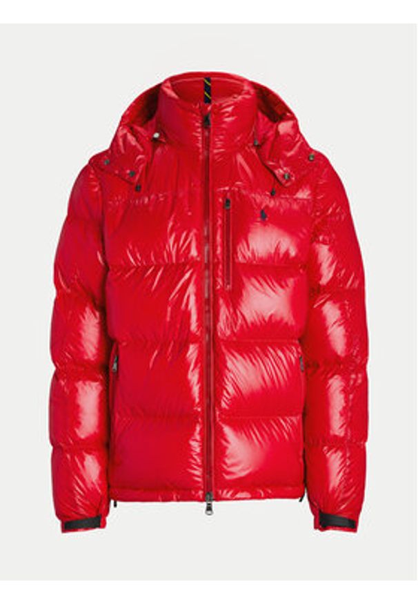 Polo Ralph Lauren Kurtka puchowa 710950912002 Czerwony Regular Fit. Typ kołnierza: polo. Kolor: czerwony. Materiał: syntetyk