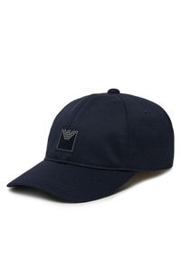 Emporio Armani Czapka z daszkiem EX000007 AF12614 UB102 Granatowy. Kolor: niebieski. Materiał: poliester, materiał
