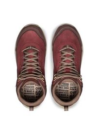 keen - Keen Trekkingi Terradora Explorer Mid Wp 1027925-10 Bordowy. Kolor: czerwony. Materiał: skóra