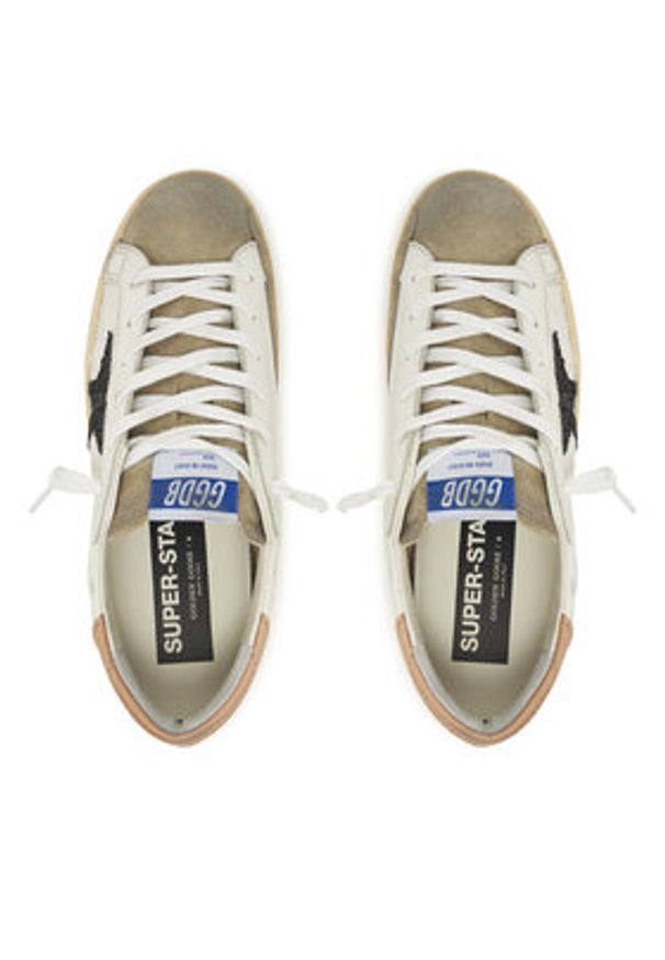 GOLDEN GOOSE - Golden Goose Sneakersy Super-Star Classic With List GWF00101.F002714.81579 Biały. Kolor: biały. Materiał: skóra
