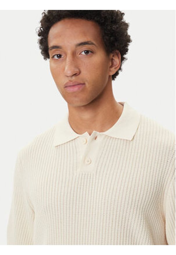 BOSS Polo Akoppo 50543670 Żółty Regular Fit. Typ kołnierza: polo. Kolor: żółty. Materiał: bawełna