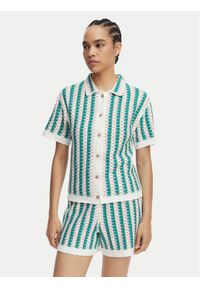 Banana Moon Koszula Avila Bloomday MXN47 Zielony Regular Fit. Kolor: zielony. Materiał: bawełna #1