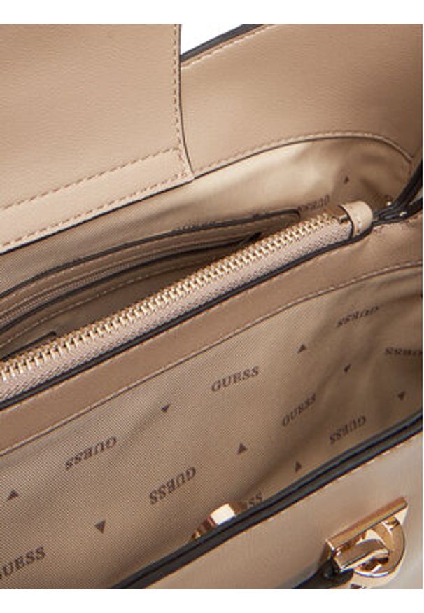 Guess Torebka Lefia HWBG96 44020 Beżowy. Kolor: beżowy. Materiał: skórzane