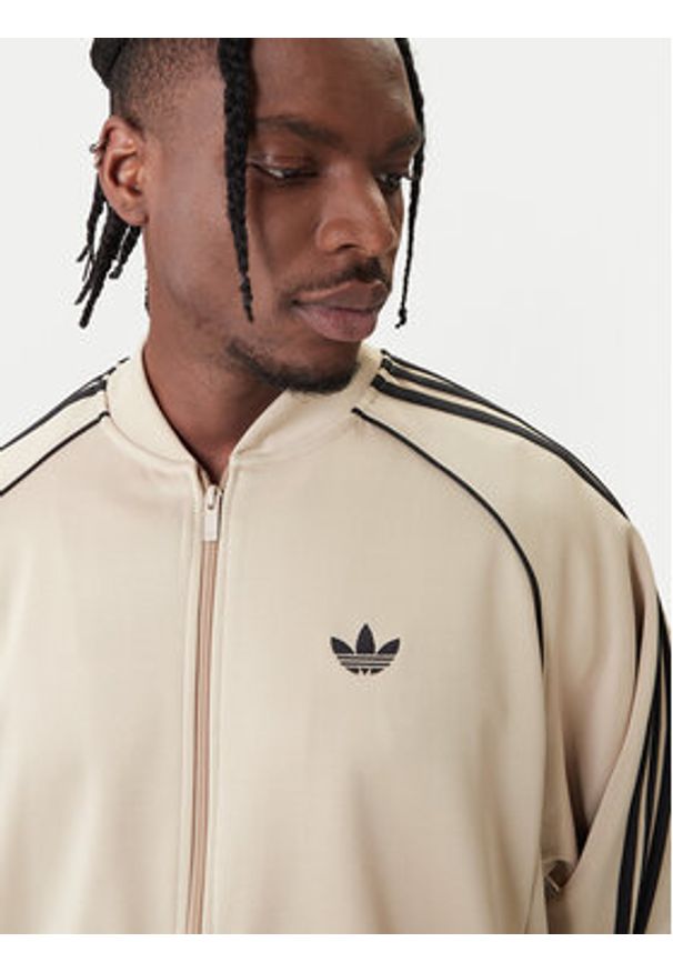 Adidas - adidas Bluza adicolor SST Classic KC8524 Beżowy Loose Fit. Kolor: beżowy. Materiał: bawełna