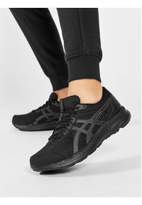Asics Buty do biegania Gel-Contend 8 1011B492 Czarny. Kolor: czarny. Materiał: skóra #5