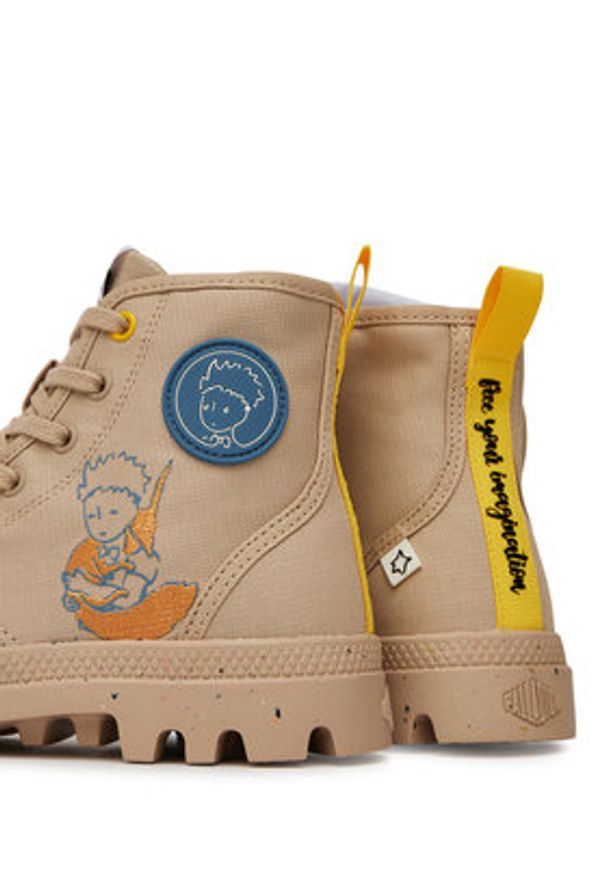 Palladium Trapery Pampa-Petit Prince 74449-286-M Beżowy. Kolor: beżowy. Materiał: materiał