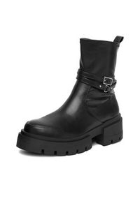 DeeZee Botki W4LH101008D Czarny. Kolor: czarny. Materiał: materiał, skóra #5
