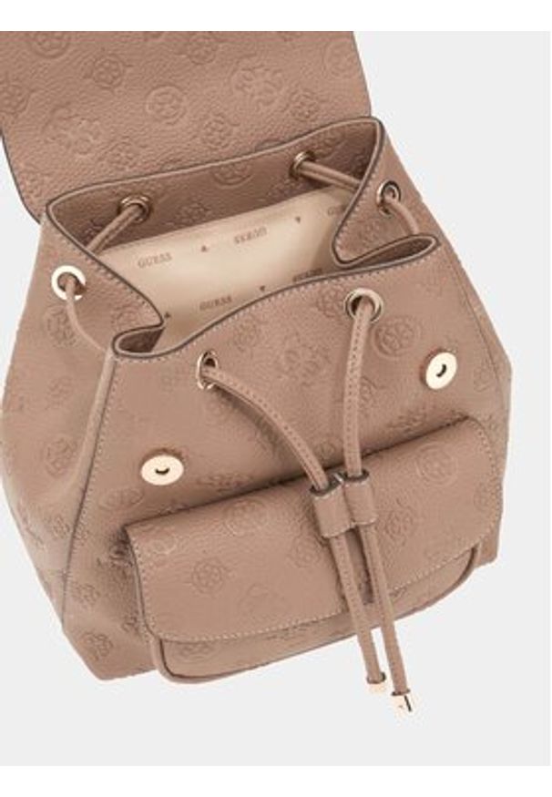 Guess Plecak 178551 Beżowy. Kolor: beżowy. Materiał: skóra