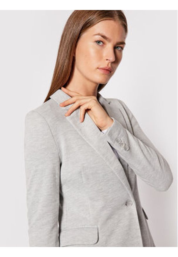 Vero Moda Marynarka Julia 10154123 Szary Regular Fit. Kolor: szary. Materiał: syntetyk, bawełna