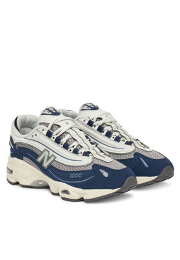 New Balance Sneakersy M1000MEN Niebieski. Kolor: niebieski. Materiał: skóra