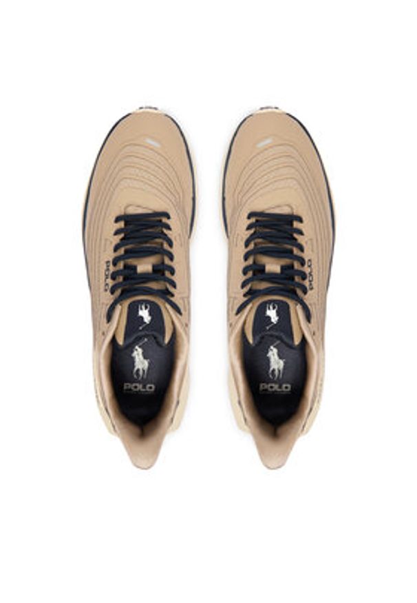 Polo Ralph Lauren Sneakersy Rlite BL 100 809973999003 Brązowy. Kolor: brązowy. Materiał: materiał