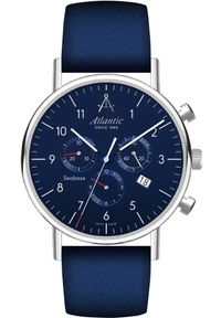 Atlantic - Zegarek Męski ATLANTIC Seabase 60452.41.55. Materiał: materiał. Styl: sportowy