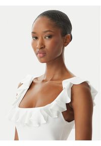 MICHAEL Michael Kors Sukienka codzienna MS683CG33D Biały Slim Fit. Okazja: na co dzień. Kolor: biały. Materiał: wiskoza. Typ sukienki: proste. Styl: casual #2