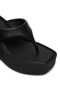 Calvin Klein Japonki Wedge 70 Sndl Thong Lth HW0HW02880 Czarny. Kolor: czarny. Materiał: skóra #2