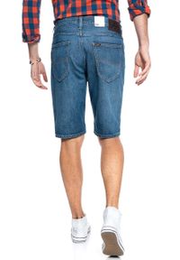 Lee - MĘSKIE SPODENKI JEANSOWE LEE 5 POCKET SHORT RIGID MID L73ELJWG. Materiał: jeans #6