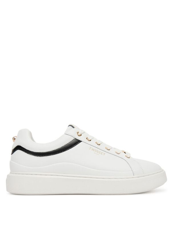 TwinSet - Sneakersy TWINSET. Kolor: biały