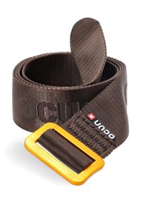 OCUN - Pasek do spodni Ocun Belt 44 mm - brown/gold. Kolor: brązowy. Sport: turystyka piesza