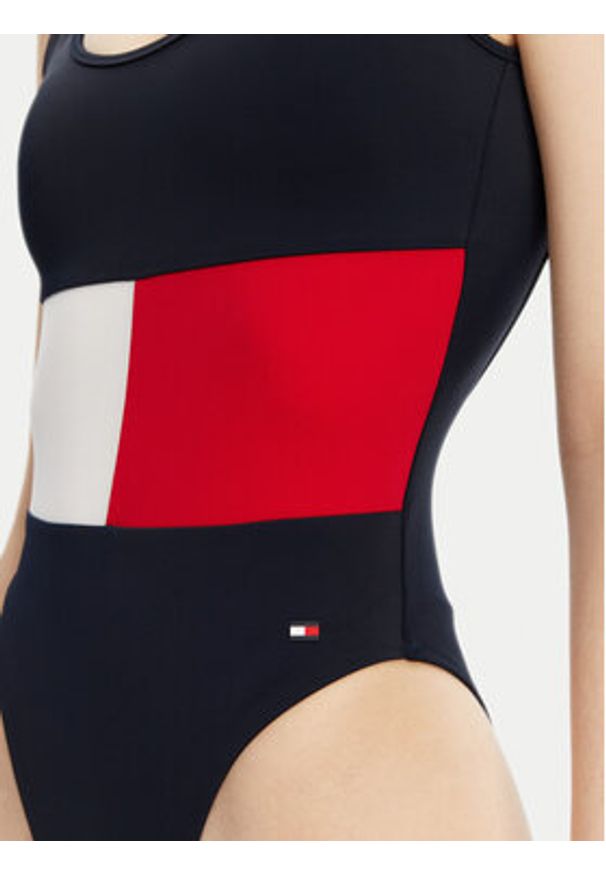 TOMMY HILFIGER - Tommy Hilfiger Strój kąpielowy UW0UW05853 Granatowy. Kolor: niebieski. Materiał: syntetyk