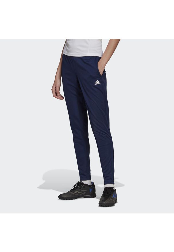 Adidas - Entrada 22 Training Pants. Kolor: niebieski. Materiał: materiał. Sport: piłka nożna
